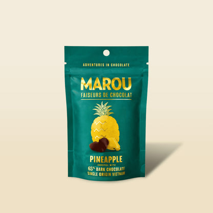 Pineapple Enrobed with 65% Dark Chocolate Pouch