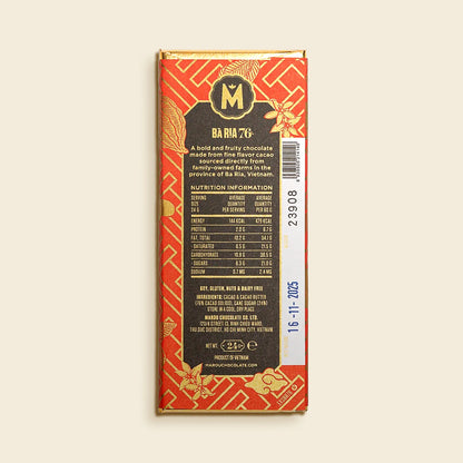 Ba Ria 76% Single Origin Mini Chocolate Bar