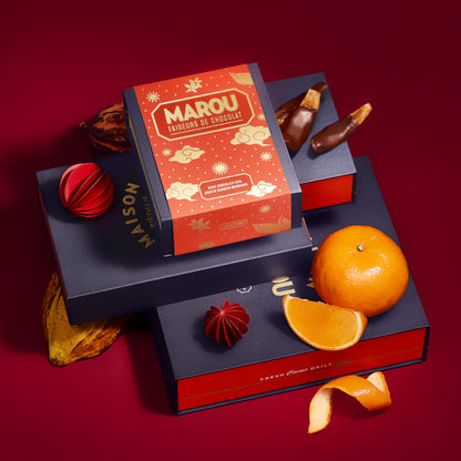 Chocolate Candied Mandarin - Christmas Edition