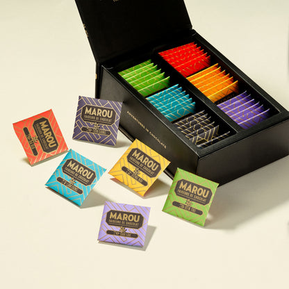 6 Single Origin Napolitains Chocolate 36-Piece Gift Box