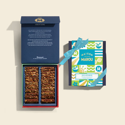 Dark Milk Chocolate 48% Toasted Coconut Flakes Napolitain - Tropical Adventure Edition