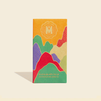 Jasmine Tea 48% Dark Milk Chocolate Bar - Mid-Autumn Festival Edition