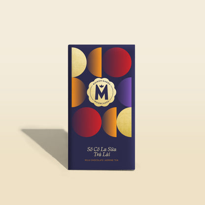 Jasmine Tea 50% Dark Milk 50% Chocolate Bar - Mid-Autumn Festival
