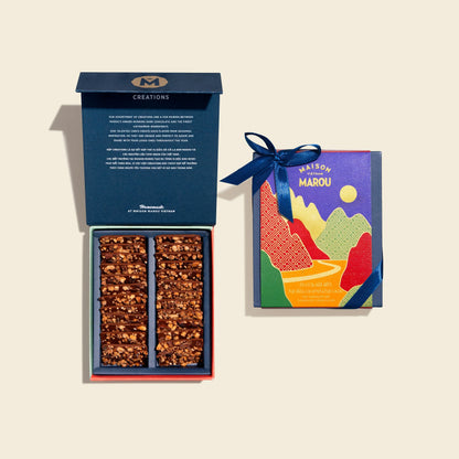 Caramelized Cashew & Cacao Nibs Napolitain 48% Dark Milk Chocolate - Mid-Autumn Festival Edition