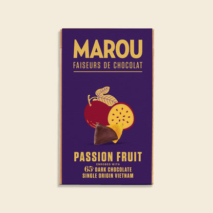 Passion Fruit Enrobed with 65% Dark Chocolate