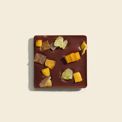 Dark Chocolate 65% Mango, Pineapple & Passion Fruit Napolitain - Tropical Adventure Edition
