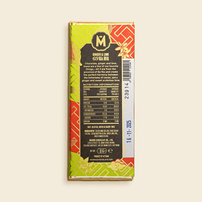 Ginger & Lime Ba Ria 69% Mini Chocolate bar