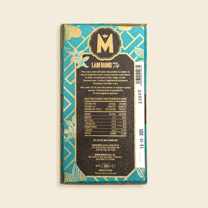 Lam Dong 74% Single Origin Chocolate Bar