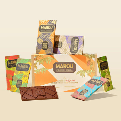 6 Flavors of Vietnam Chocolate Bars Gift Box