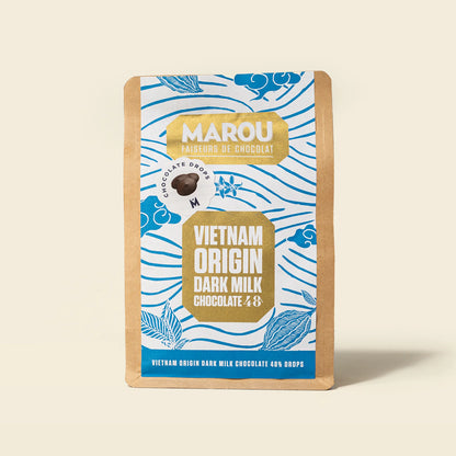 Vietnam Origin Dark Milk Chocolate 48% Drops
