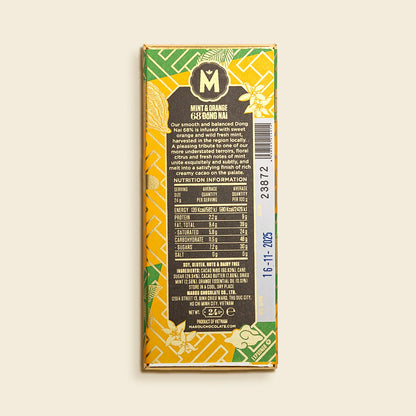 Mint & Orange Dong Nai 68% Mini Chocolate bar