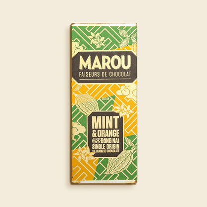 Mint & Orange Dong Nai 68% Mini Chocolate bar