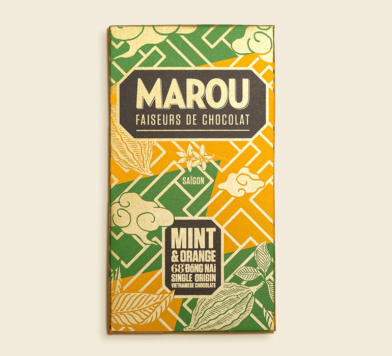 Mint & Orange Dong Nai 68% Chocolate bar