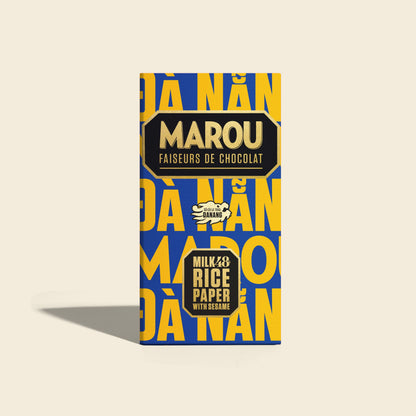 Rice Paper With Sesame 48% Milk Chocolate Bar - Socola Trail Edition