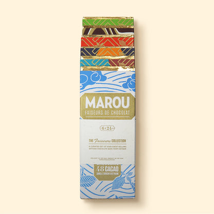 The Faiseurs Collection Chocolate Mini Bars Set 6x24g