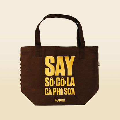 Ca Phe Sua Canvas Tote Bag