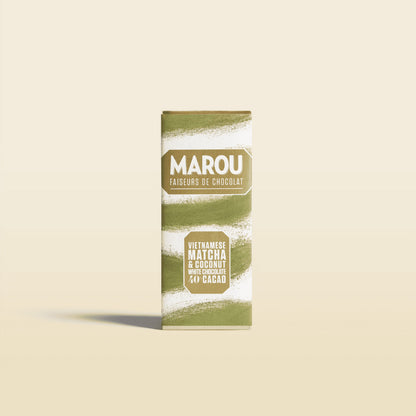 Vietnamese Matcha & Coconut 40% White Chocolate Mini Bar